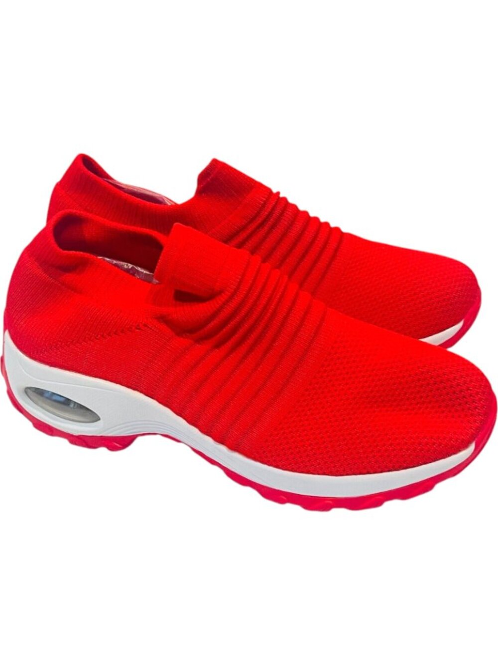 Hypersoft Women’s Slip On Shoes Red Size 9.5 US / 40 EU NEW Comfort Flats - Picture 2 of 8